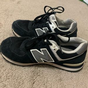 Black new balance 574